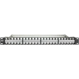 Act Patch panel 48-port keystone unloaded 48,30cm (19") 1U high density