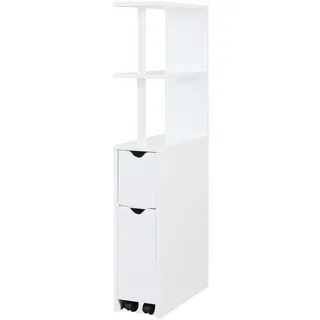 [en.casa] Nischenregal Fadeskimma 113 x 19 x 45 cm Weiß