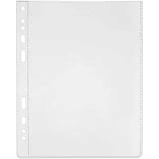 Veloflex Prospekthüllen A6, PP-Folie 140 my, 50 Klarsichthüllen glasklar