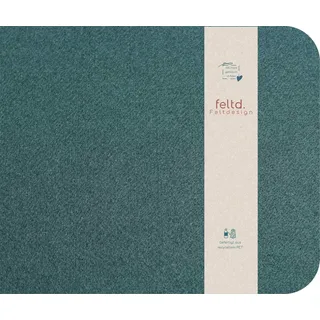 Feltd. Filz-Tischläufer 30 × 100 cm, Teal, runde Ecken | Tischläufer