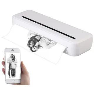 Callstel Mobiler Akku-Thermodrucker mit 300 dpi, für Windows, Mac, iOS, Android