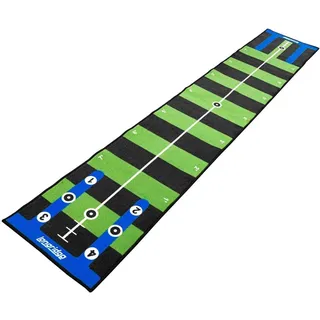 Longridge Golf Pro Puttingmatte 4 m, Grün/Schwarz