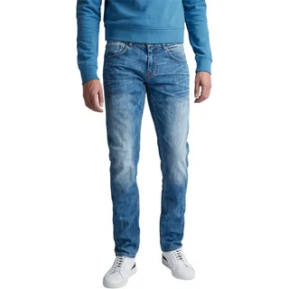 PME Legend Herren, Jeans NIGHTFLIGHT Regular Fit Mid blau Ptr120-Fbs Normaler Bund Reißverschluss W 48 L 34,