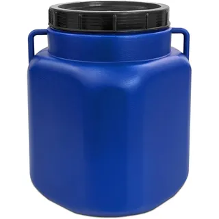 plasteo Weithalsfass 30 Liter Blau