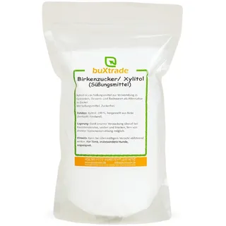 buXtrade Birkenzucker Xylit aus Finnland 1 kg Pulver