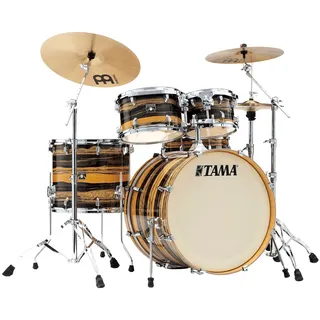 Tama CK52KR-NET Superstar Classic Maple 5 teilig - Natural Ebony Tiger Wrap/Chro... - Schlagzeug