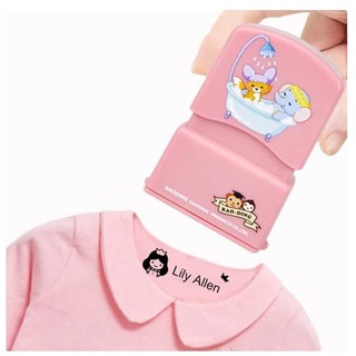 Namen Stempel,stempel Namen Kinder Kleidung,stempel Personalisiert,kiddo Stempel,kiddo Space Stempel,personalisierte Stempel (BZ001-PINK,1PCS)