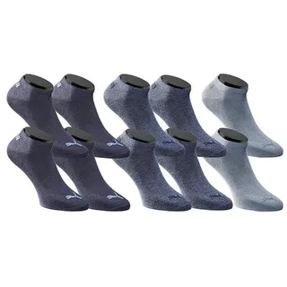 Puma Sneaker Socken 10-Paar-Pack Blau/Schwarz 43-46
