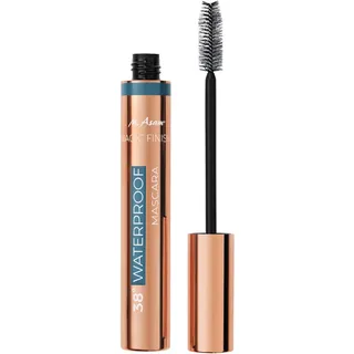 M. Asam MAGIC FINISH 38° Waterproof Mascara Deep Black – Wasserfeste Mascara mit Tubular-Technologie, leicht mit warmem Wasser entfernbar, pflegt mit Arganöl, vegan