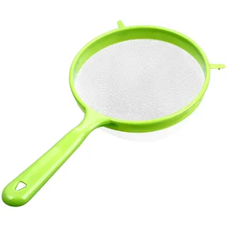 Küchensieb Set Sieb Set 3 Größen Küchensieb Kunststoff Kunststoff Sieb feinmaschig 8/11 /14cm für Küche Mehl Nudeln Puderzucker und Mehr mit Verstärktem geschaffen,Haushaltssieb (A, Einheitsgröße)