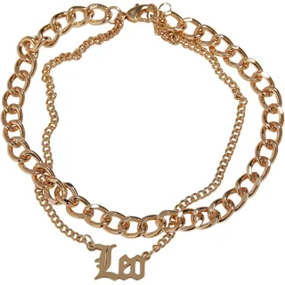 URBAN CLASSICS Unisex Zodiac Golden Anklet