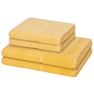 Handtuchset 4-tlg. hellbraun
