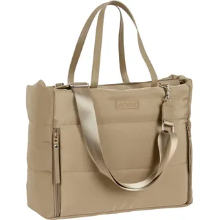 Moos Handtasche Moos Camel Polsterung Camel (54 x 31 x 17 cm)
