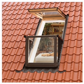 VELUX GDL Cabrio Holz/Kiefer ENERGIE PLUS Dachfenster, 78x252 cm (MK19)