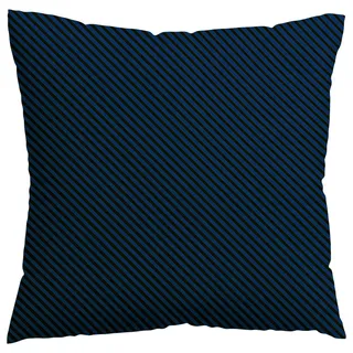 schlafgut Kissenbezug 80x80 cm - blue-deep-black Woven Fade Bettwäsche