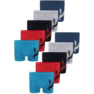 LOREZA Boxershorts 10 St. Bunt 152/158