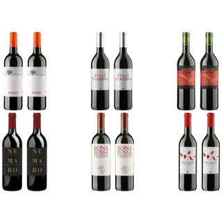 Probierpaket «Preiswerte Rotweine»  Die beliebtesten Delinat-Rotweine zum kleinen Preis, Bio Probierpakete