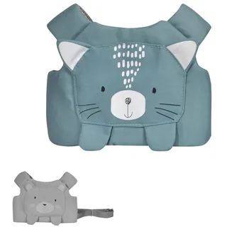 Kikkaboo Babylaufgurt Länge 90 cm Kinder-Sicherheitsgurt, Kinder-Sicherheitsgurt Laufhilfe 3D-Druckdesign grün