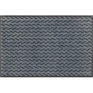 Wash+Dry Fußmatte Duo Denim 40x60cm, innen und außen, waschbar blau,