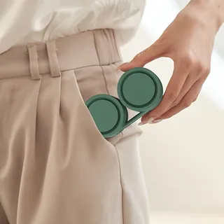 Akozon Tragbarer Nackenventilator Blattlos mit Aromatherapie | Usb Wiederaufladbar, Leiser -Halslüfter, Diffusor für Ätherische Öle, Ideal Reise Büro und Outdoor