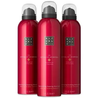 The Ritual of Ayurveda Foaming Shower Gel 3 x 200 ml