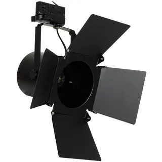 efectoLED - 3-phasenstromschiene Strahler Cinema Für Glühbirnen E27 Par30 Schwarz