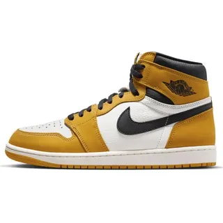 NIKE Air Jordan 1 Retro High OG Yellow Ocker (DZ5485-701, Yellow Ochre/Sail/Black), Ockergelb, Segel/Schwarz, 47 EU - 47 EU