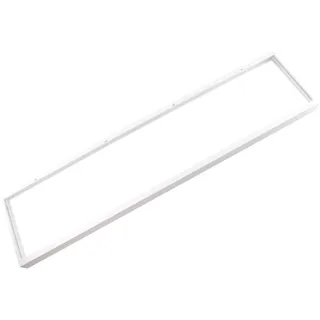 LUXULA LED-Panel Aufbaurahmen 120x30cm steckbar Weiß
