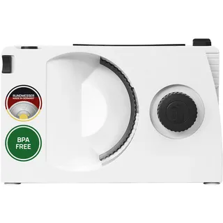 ritter markant 7 Klappbarer elektrischer Allesschneider & Brotschneidemaschine mit Messerabdeckung