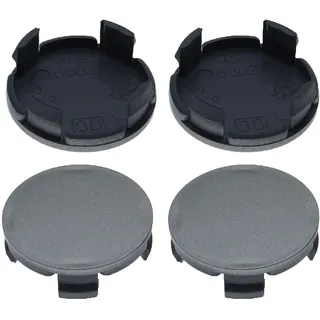 4 Nabenkappen Ø 62,5 mm - 57,0 mm / rund flach / Klebefläche