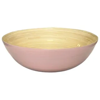 albert l. (punkt) Schüssel L. (punkt) Bambus-Schüssel puder 26 x 8 cm, Bambus, (Schüsseln & Schalen), Schüssel 26x8 beige|bunt