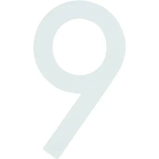 Alpertec Hausnummer 9 Selbstklebend Nachtleuchtend