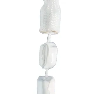 rewagi Bleiband Bleiband, Beschwerungen, Bleikordel, Bleischnur - BESCHICHTET, Gardinen, Vorhänge, Seitenschals, Flächenvorhänge, (Gewicht: 14g, 22g, 25g, 35g, 50g, 70g, 85g, 100g, 150g, 200g/m), Verkaufseinheit: 2 Meter