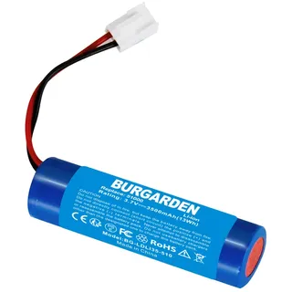 BURGARDEN 3,7 V 3500 mAh Li-ion Akku für Leifheit Dry&Clean 51000, 51002, 51113, 51114, 51146, Ersatzakku für Leifheit Fenstersauger 1S1P BFN18650