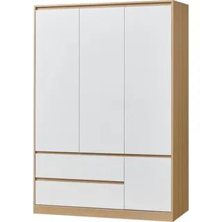 [en.casa] Kleiderschrank Bastheim 176x120x52 cm