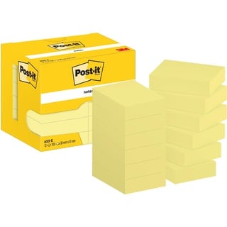 Post-it Post-it® Haftnotizen 653 gelb 12 Blöcke