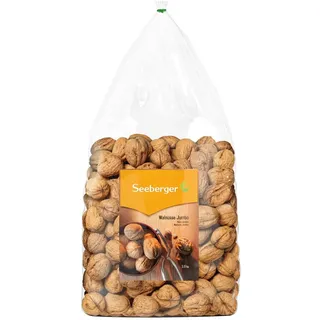 Seeberger Walnüsse Jumbo, Walnusskerne mit Schale, vegan (1 x 2,5 kg)
