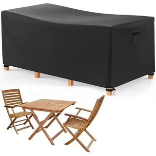 rngcpto Abdeckplane 125 x 63 x 74 cm Schwarz