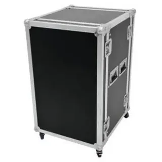 Preis nur mit voelkner+ | Omnitronic Rack Profi 19 Zoll Rack 15 HE Holz inkl. Griff, inkl. Rollen