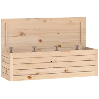vidaXL Truhe 109x36,5x33 cm Massivholz Kiefer
