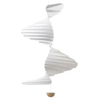 Flensted Mobiles Flensted 161B Air Stream 24 Mobiles, Folie, Weiß, 45cm