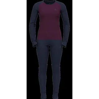 Odlo Active Warm Eco Set Diving Navy/Pickled Beet XS