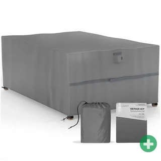 Sanzaro Gartenmöbel Abdeckung 270 x 180 x 90 cm Grau