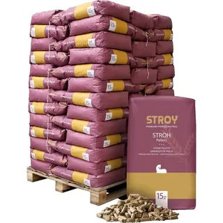STROY Strohpellets Einstreu 15 kg x 65