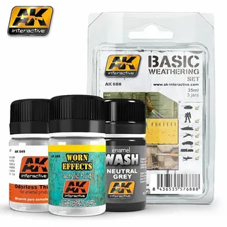 AK-Interactive AK688 - Basic Weathering Set