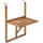 Balkonhängetisch 60 x 40 x 87 Braun