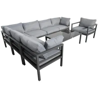 Jet-Line Kreta II Lounge-Set Hellgrau