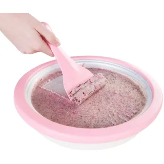 Eis-Teppanyaki-Platte zum Zubereiten von Ice Cream Rolls aus Speiseeis