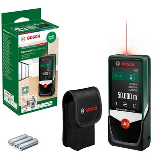 Bosch AdvancedDistance 50C Laser-Entfernungsmesser bis 50 m mit Touch-Display