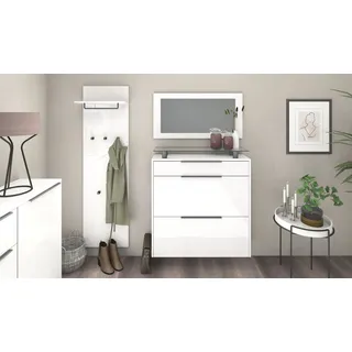 borchardt Möbel Tom Garderobenschrank 3 x 40 x 180 weiß